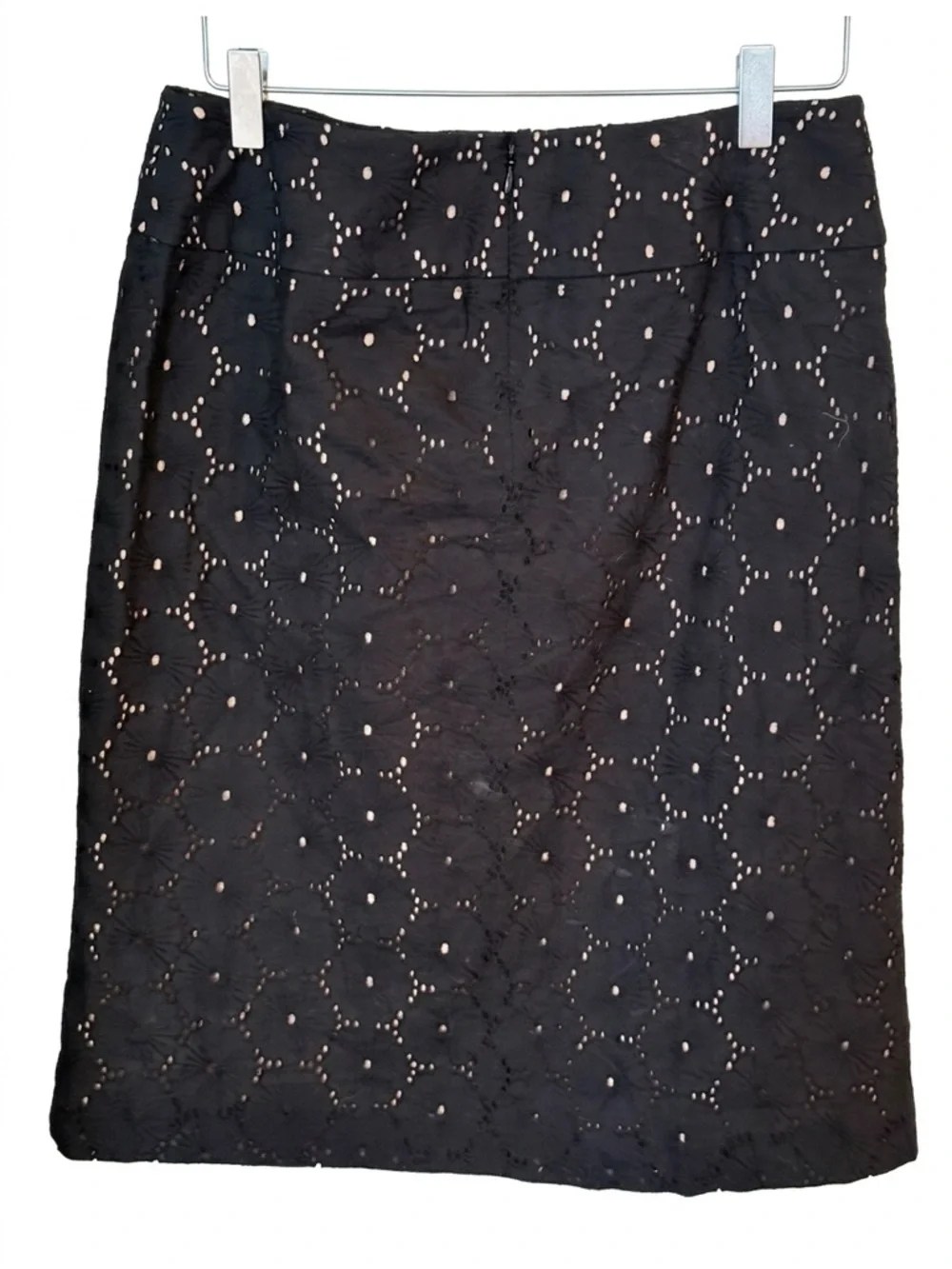 Talbots Black Embellished Pencil Skirt - Picture 3 of 6